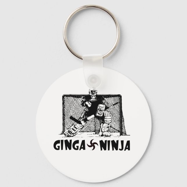 Ginga Ninja - Hockey Goalie Nyckelring (Framsida)