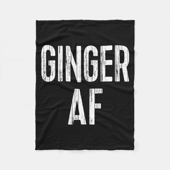 Ginger Af Shirt Irish Men Women St Patricks Day  Fleecefilt (Framsidan)