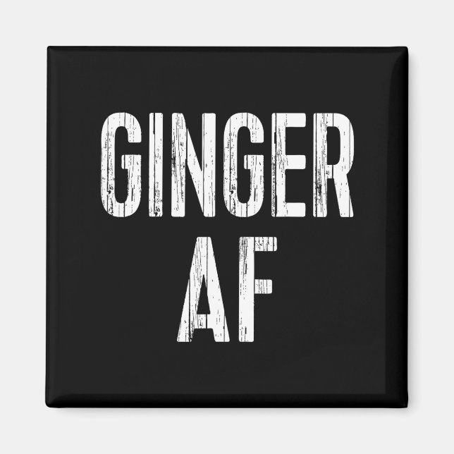 Ginger Af Shirt Irish Men Women St Patricks Day  Magnet (Framsidan)