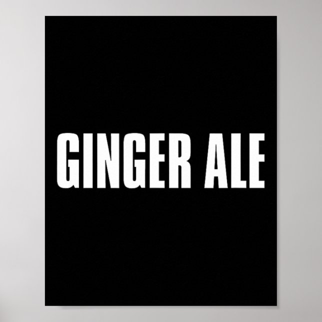 Ginger Ale Thanksgiving Costume Funny Drinks And B Poster (Framsidan)