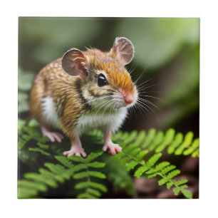 Ginger Australian Hopping Mouse, Ceramic Tile Kakelplatta