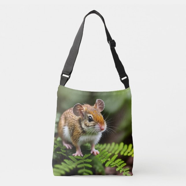 Ginger Australian Hopping Mouse, Crossbody Bag Axelväska (Framsida)