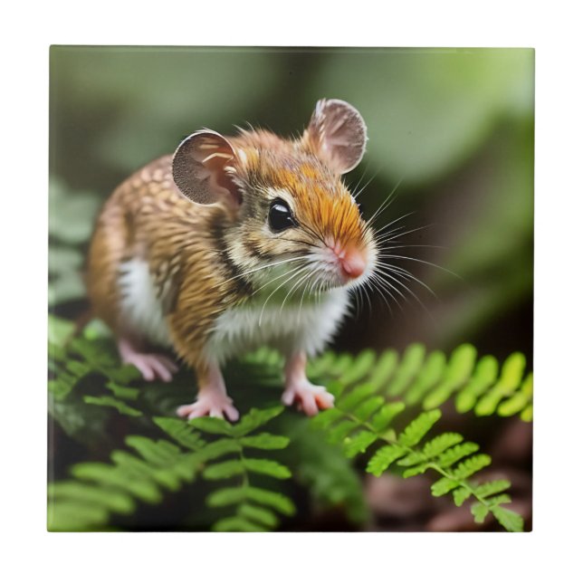 Ginger Australian Hopping Mouse Kakelplatta (Framsidan)