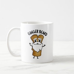 Ginger Beard Funny Gingerbröd Food Pun Kaffemugg