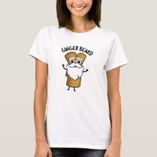 Ginger Beard Funny Gingerbröd Food Pun T Shirt