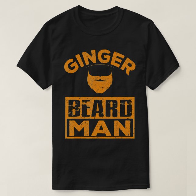 Ginger Beard Man Bearded Manar Gift Funny Quote Or T Shirt (Design framsida)