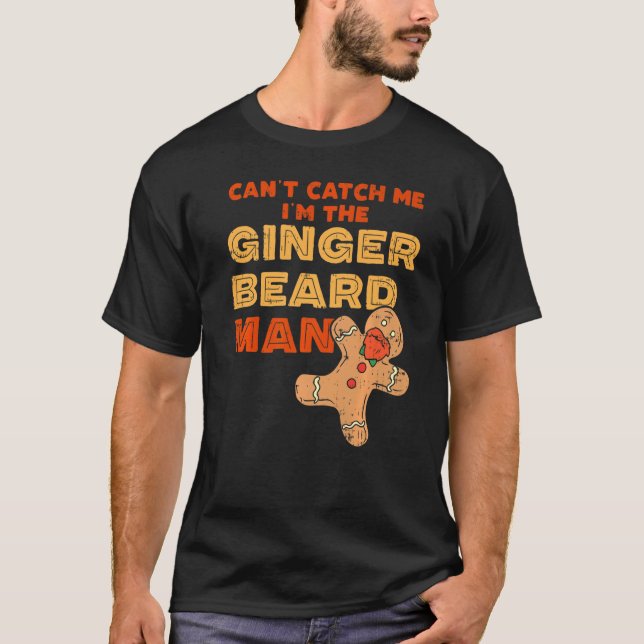 Ginger Beard Man Hipster Chromosome 4 T Shirt (Framsida)