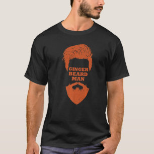 Ginger Beard Man Rödhårig Ginger Pappa Far Manar T Shirt