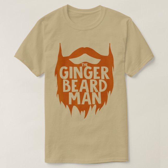 Ginger Beard Man T Shirt (Design framsida)