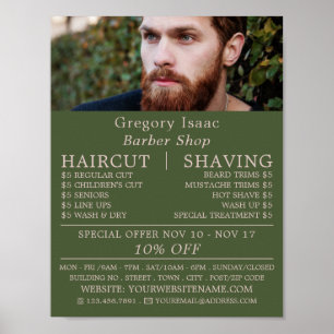 Ginger Beard Model, Manar Barbers Reklamation Poster