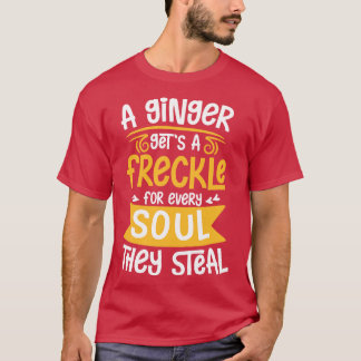 Ginger blir beskjuten t shirt