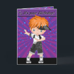 Ginger Boys Hip hop Ord Search Grattis på födelsed Kort<br><div class="desc">Kolla in den här roligten, Hip hop-temat Grattis på födelsedagen Card för en pojke! Det är fantastisk! Hans namn och ålder visas på varje sida av detta kort skapar det personligt toppen. Du får lägga till ett personligt meddelande och ditt namn och få det tryckt på insidan av högerna! Det...</div>