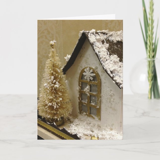 Ginger Bread House-julkort Helgkort (Framsida)