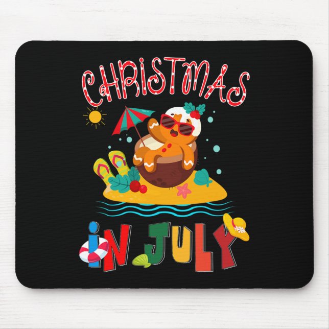 Ginger Bread jul i juli rolig strand sommar  Musmatta (Framsidan)