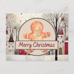 Ginger Bread Man Helg Vykort