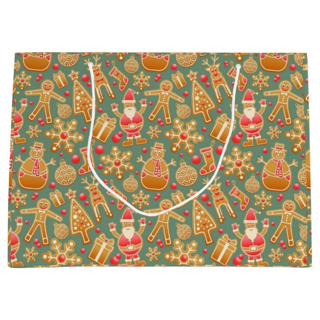 Ginger Bread Man Mönster nationaldag för Gingerbrö (Framsidan)