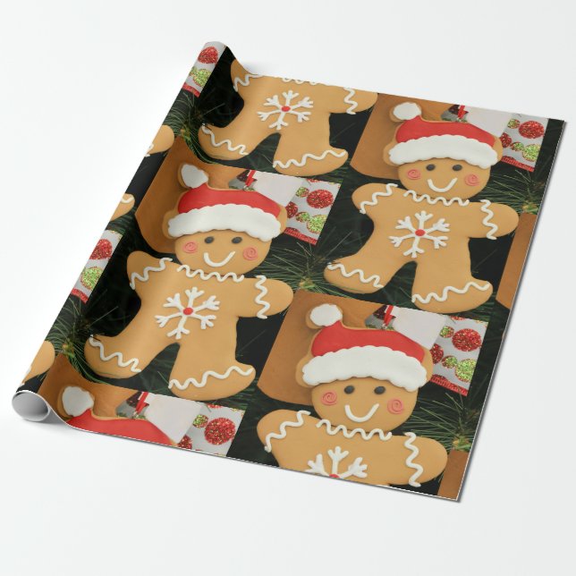 Ginger Bread Man Presentpapper (Utrullad)