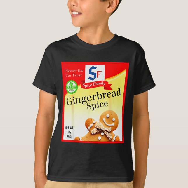 Ginger Bread Sce Group Costume Family Matching Hal T Shirt (Framsida)
