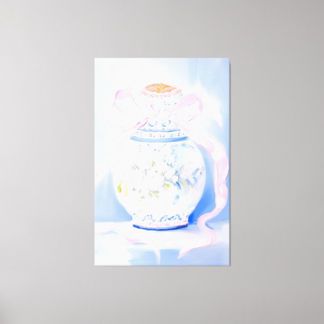 Ginger Burk Acrylic-målning Preppy wall art Canvastryck (Framsida)