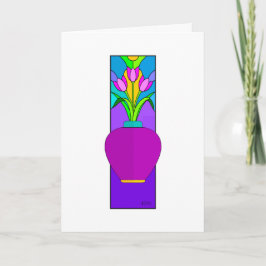 Ginger Burk Blommigt sympatikort Kort