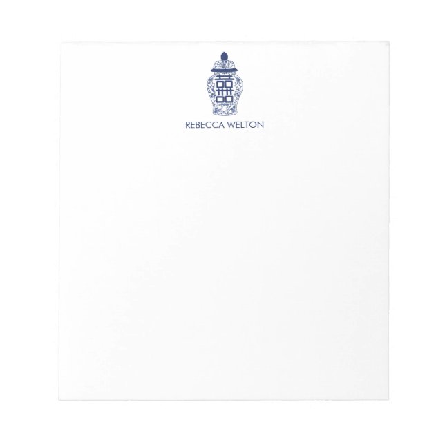 Ginger Burk Note Pad Anteckningsblock (Framsida)