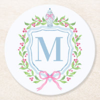 Ginger Burk och jul Berries Monogram