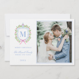 Ginger Burk och julberries Vapensköld Monogram Inbjudningar