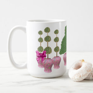 Ginger Burk Stbudsdshire Hundar Topiary Art Poster Kaffemugg