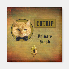 Ginger Cat Anpassade Catnip Magnet
