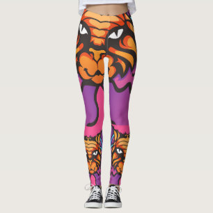 GINGER CAT BOHO YOGA BYXOR LEGGINGS
