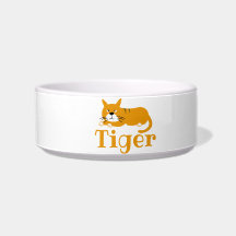 Ginger Cat Bowl