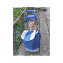 Ginger Cat Fleece Blanket