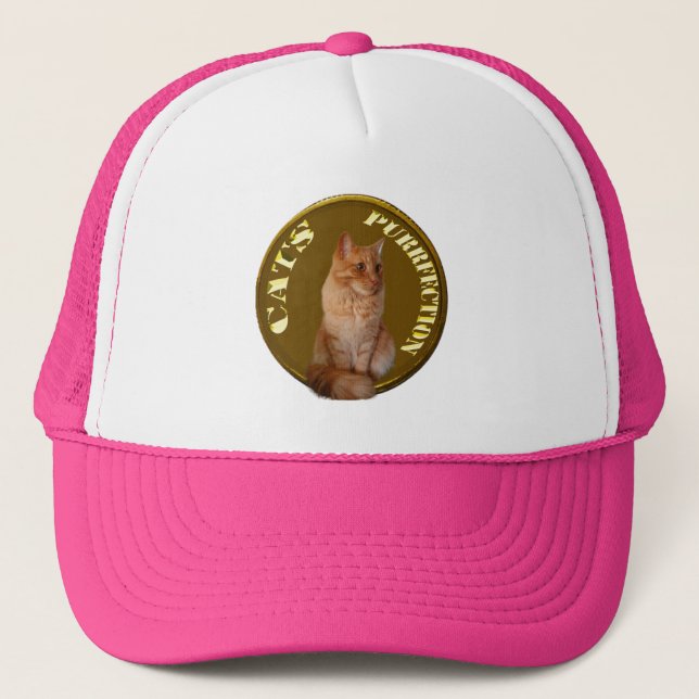 Ginger Cat Guld Coin, Dam Truckers Hat Keps (Framsida)