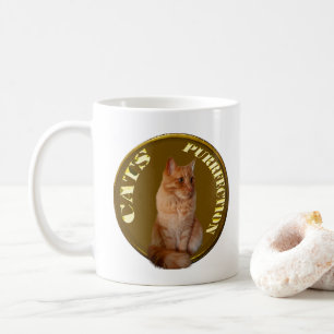 Ginger Cat Guld Coin, kaffe Mugg