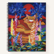 Ginger Cat i Garden
