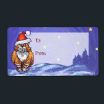 Ginger Cat-jul Fraktsedel<br><div class="desc">Animaliska Parad Ginger Cat-julgåvor och tillbehör som ITD Animal Parad har gett dig, har vår originalbild av en söt orange och vit katt som alla är ute för helgdagarna med en julhatt på huvudet och en hollisk andedräkt på rumpan. På många av helgdagskorten och gåvorna står den roligt katten i...</div>