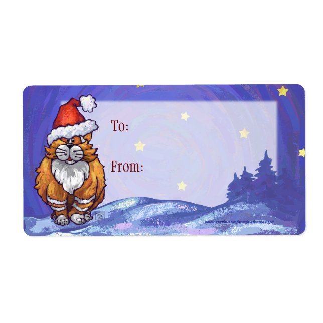 Ginger Cat-jul Fraktsedel (Framsidan)