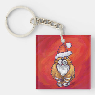 Ginger Cat-jul på röd