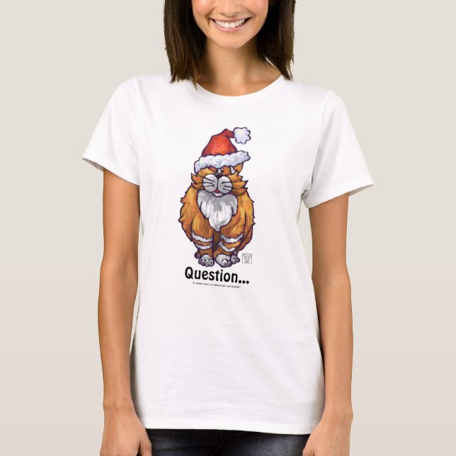 Ginger Cat-jul T-shirt (Framsida)
