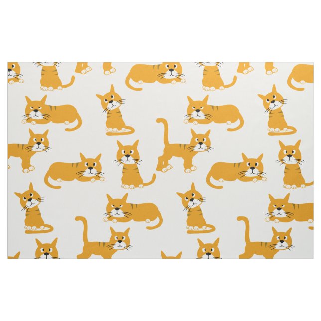 Ginger Cat-kapslar Tyg (Fat Quarter)