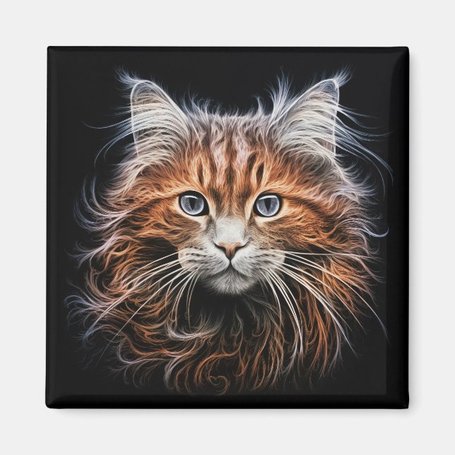 Ginger Cat Magnet (Framsidan)