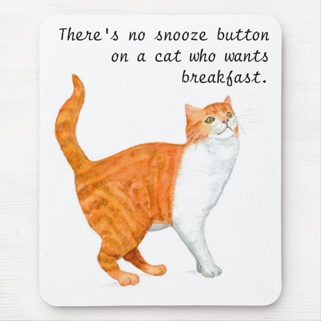 "Ginger Cat" Mousepad Musmatta (Framsidan)
