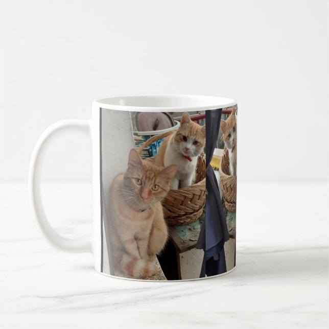ginger cat Mugg (Vänster)