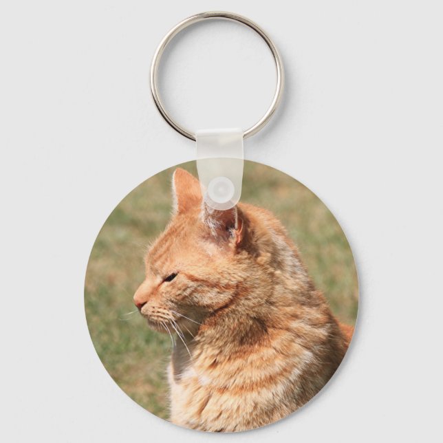 Ginger cat nyckelring (Framsida)
