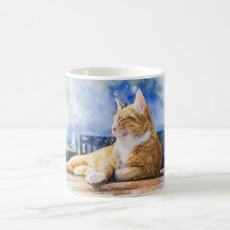 Ginger Cat Relaxing Classic Mugg