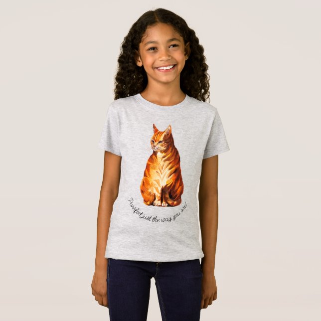 Ginger cat T-Shirt (Hel framsida)