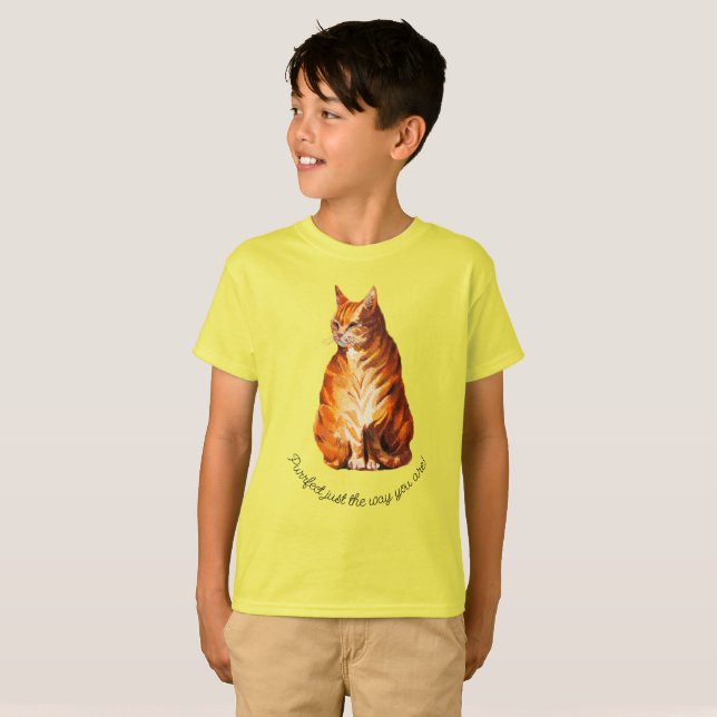 Ginger cat T-Shirt (Hel framsida)