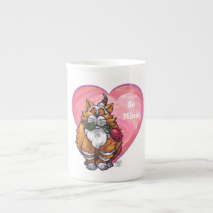 Ginger Cat Valentine Day Benporslin Mugg