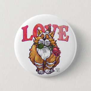 Ginger Cat Valentine Day Knapp
