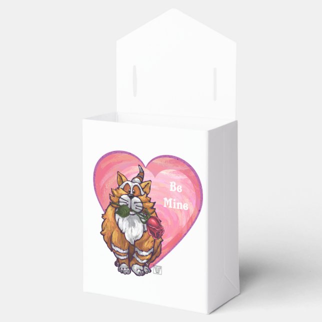 Ginger Cat Valentine Day Presentaskar (Öppnad)
